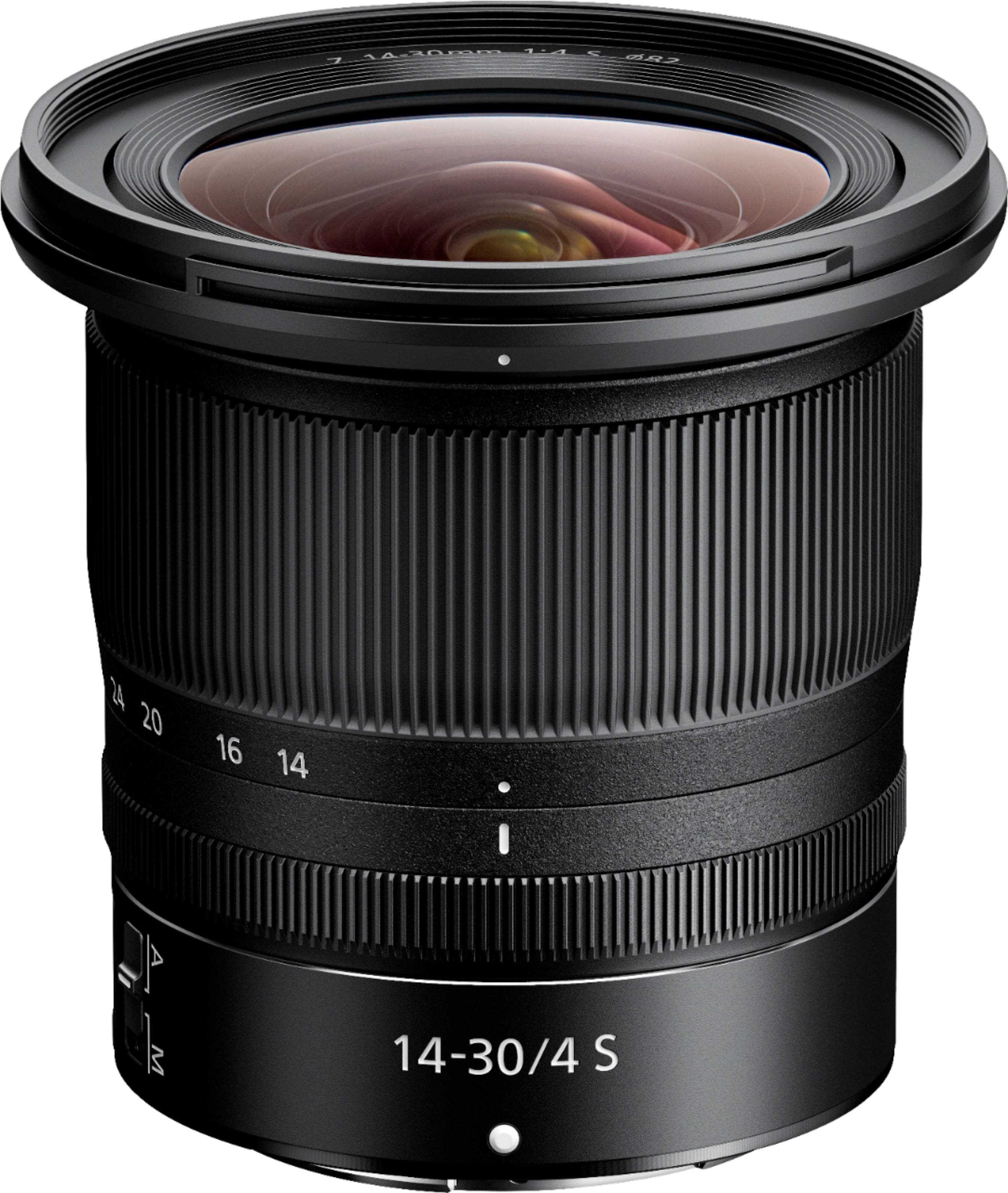 Front. Nikon - NIKKOR Z 14-30mm f/4.0 S Zoom Lens for Nikon Z Cameras - Black.
