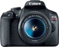 Front Zoom. Canon - EOS Rebel T7 DSLR Video Camera with 18-55mm Lens - Black.