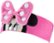 Left Zoom. eKids - Minnie Mouse Headband Headphones - White/Pink/Black.