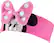 Left. eKids - Minnie Mouse Headband Headphones - White/Pink/Black.