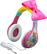 Left. eKids - Toy Story 4 Wired Over-the-Ear Headphones - Blue/Yellow/Pink.