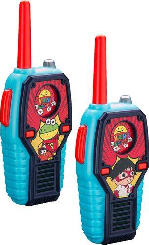 eKids - Ryan's World 2-Way Radios (Pair) - Red/Blue/Black