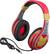 Left. eKids - Marvel Avengers Wired Over-the-Ear Headphones - Yellow/Red/Gray.