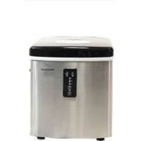Frigidaire - 14" 26-Lb. Freestanding Icemaker - Stainless Steel - Front_Zoom
