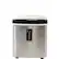 Front. Frigidaire - 14" 26-Lb. Freestanding Icemaker - Stainless Steel.
