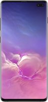 Samsung - Galaxy S10+ with 128GB Memory Cell Phone (Unlocked) Prism - Black - Front_Zoom
