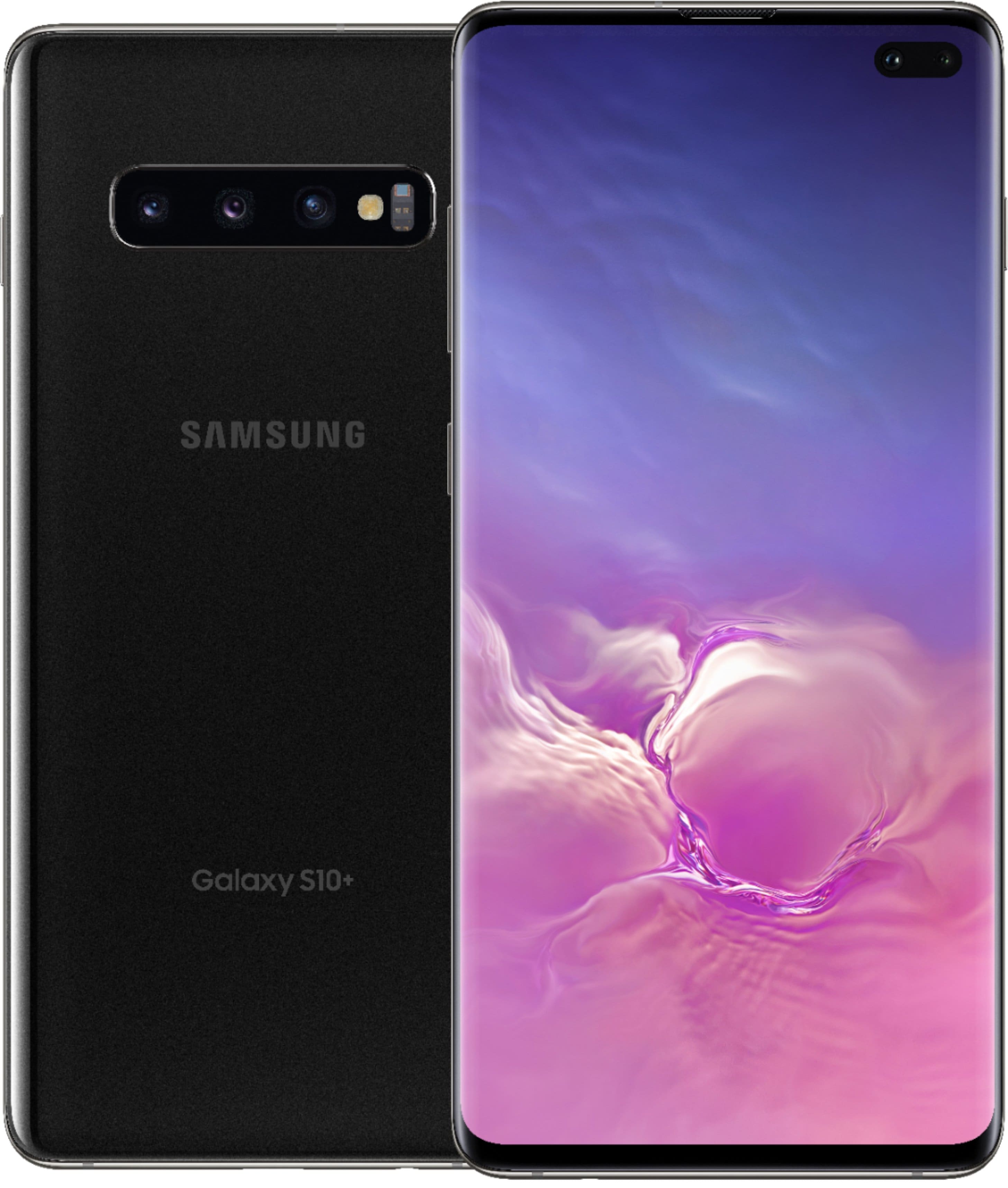 Alt View 11. Samsung - Galaxy S10+ with 128GB Memory Cell Phone (Unlocked) Prism.