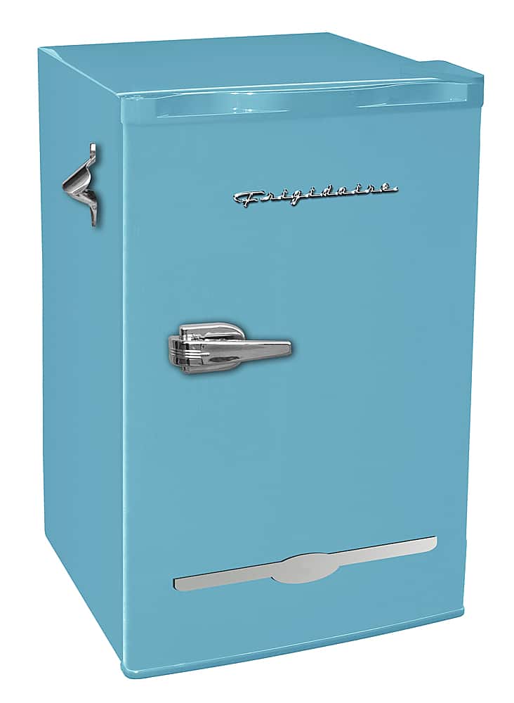 Angle. Frigidaire - Retro 3.2 Cu. Ft. Mini Fridge - Blue.