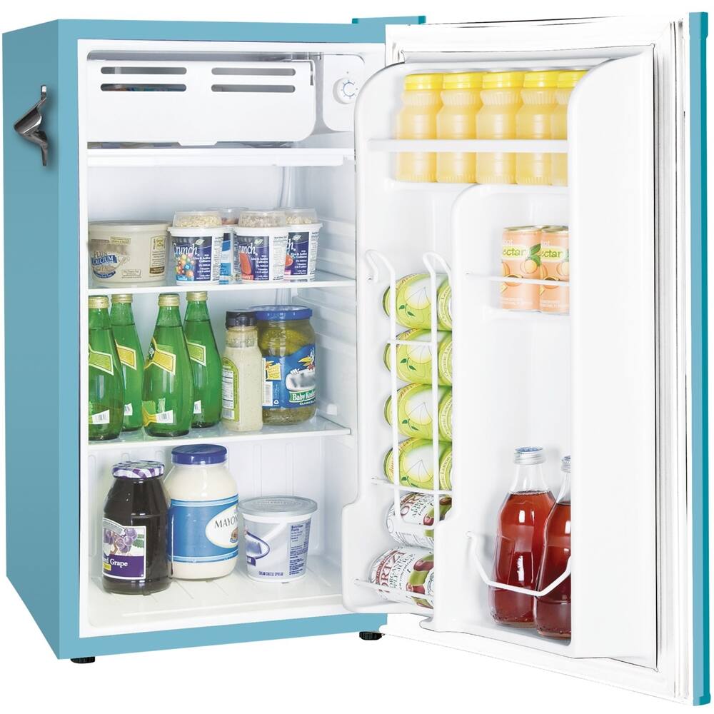 Left. Frigidaire - Retro 3.2 Cu. Ft. Mini Fridge - Blue.