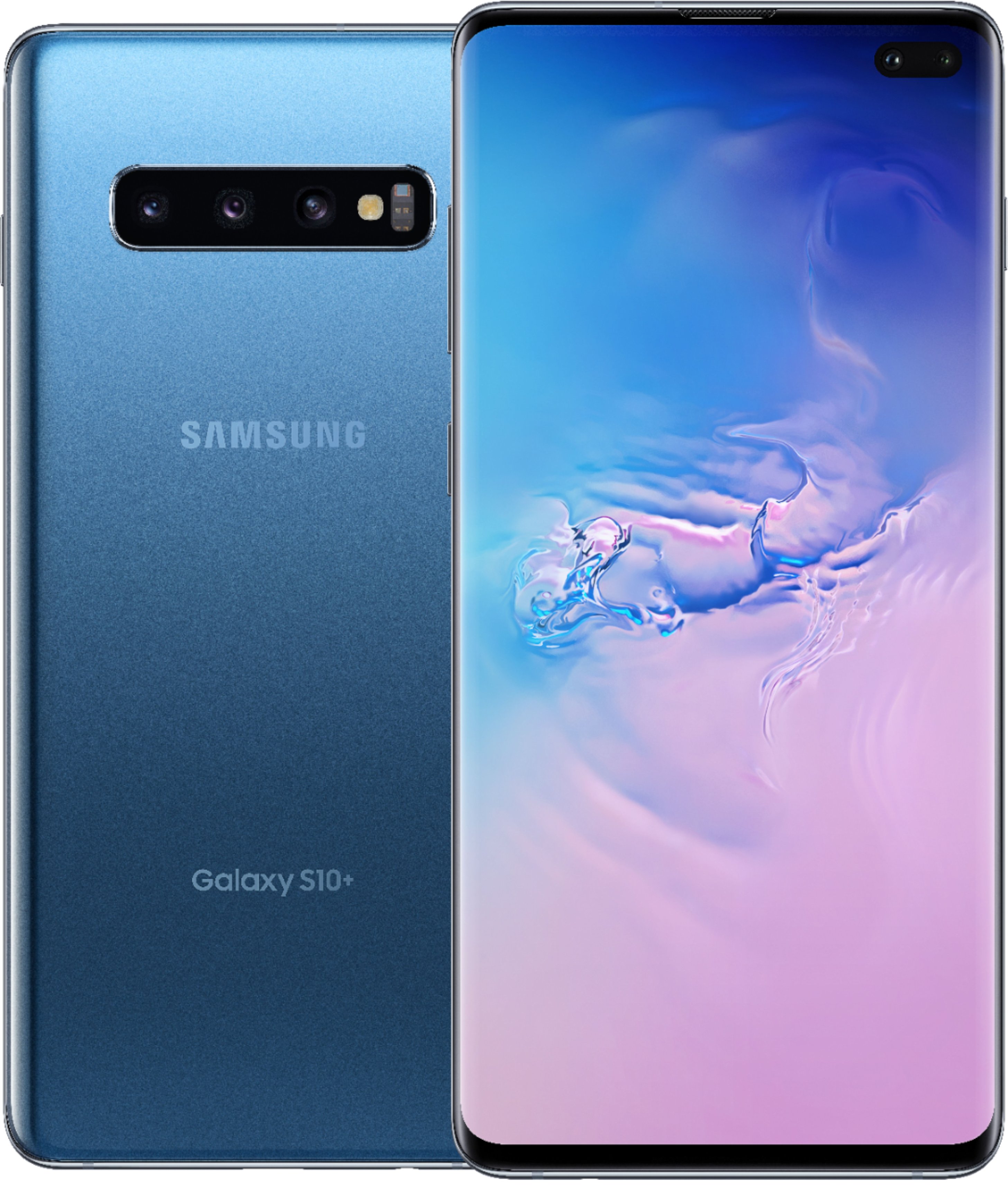 Best Buy: Samsung Galaxy S10+ with 128GB Memory Cell Phone (Unlocked) Prism  Blue SM-G975UZBAXAA