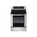 Front. LG - 6.3 Cu. Ft. Freestanding Electric Range - Stainless Steel.