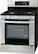 Left. LG - 5.4 Cu. Ft. Freestanding Gas Range - Stainless Steel.