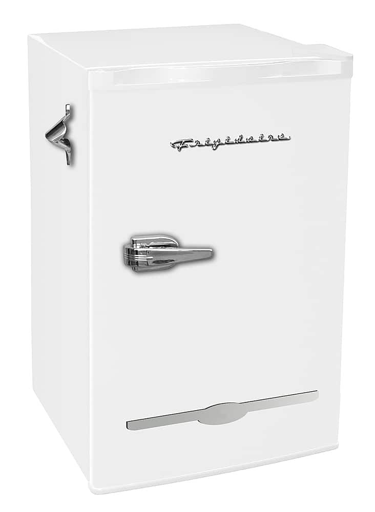 Angle. Frigidaire - Retro 3.2 Cu. Ft. Mini Fridge - White.