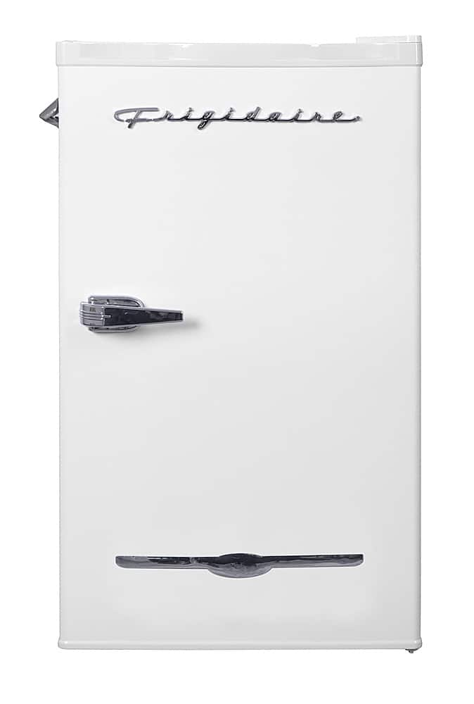 Front. Frigidaire - Retro 3.2 Cu. Ft. Mini Fridge - White.
