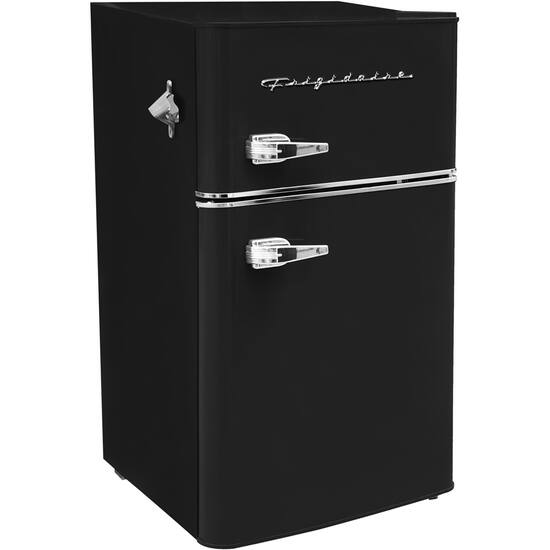 Frigidaire Retro 3.2 Cu. Ft. Mini Fridge with Top Freezer Black
