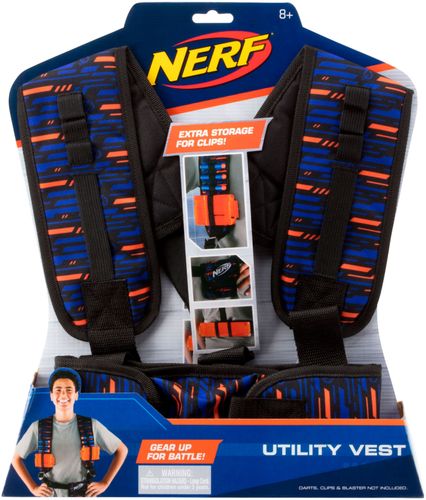 Customer Reviews Nerf Elite Utility Vest Blue Orange White Black