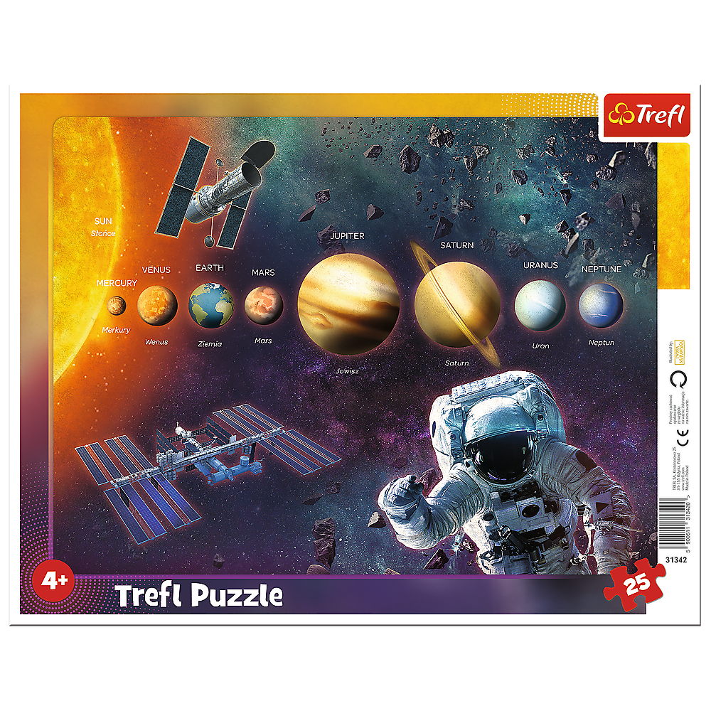 Trefl - Preschool Solar System 25 Piece Puzzle - Multicolor