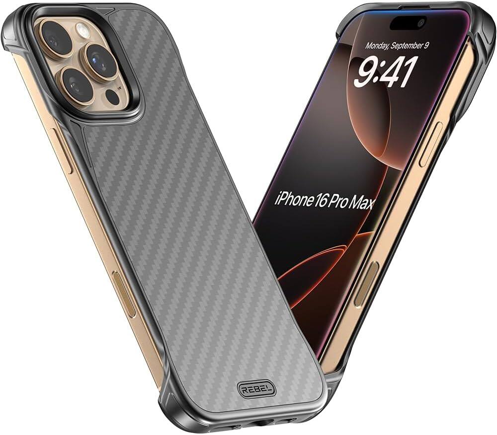 Monday, September 9  
9:41  

iPhone 16 Pro Max  

REBEL