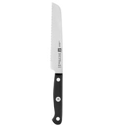 ZWILLING - Gourmet 5-inch Z15 Serrated Utility Knife - Black