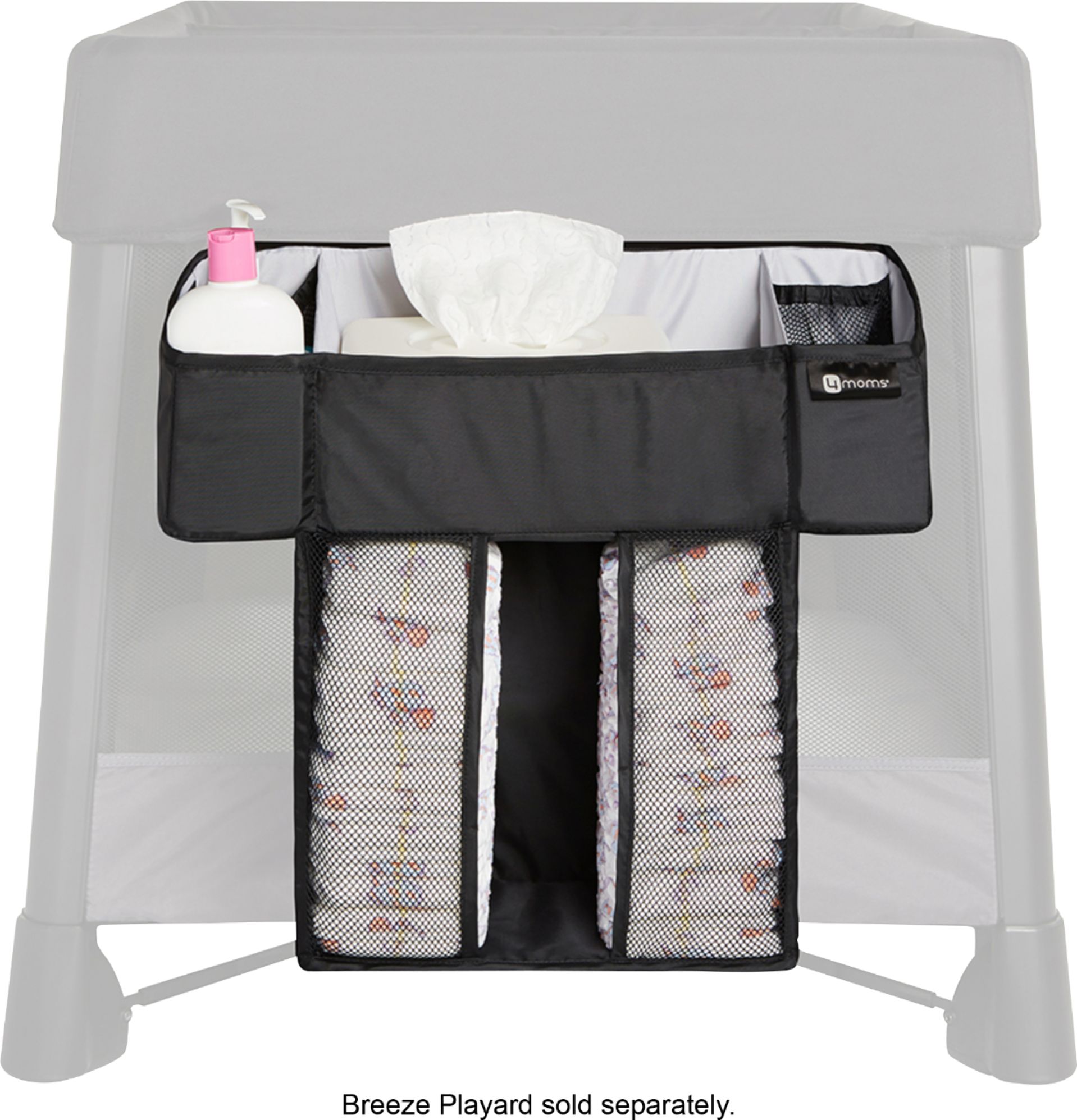 Best Buy: 4moms breeze Playard Diaper Storage Caddy 2000746