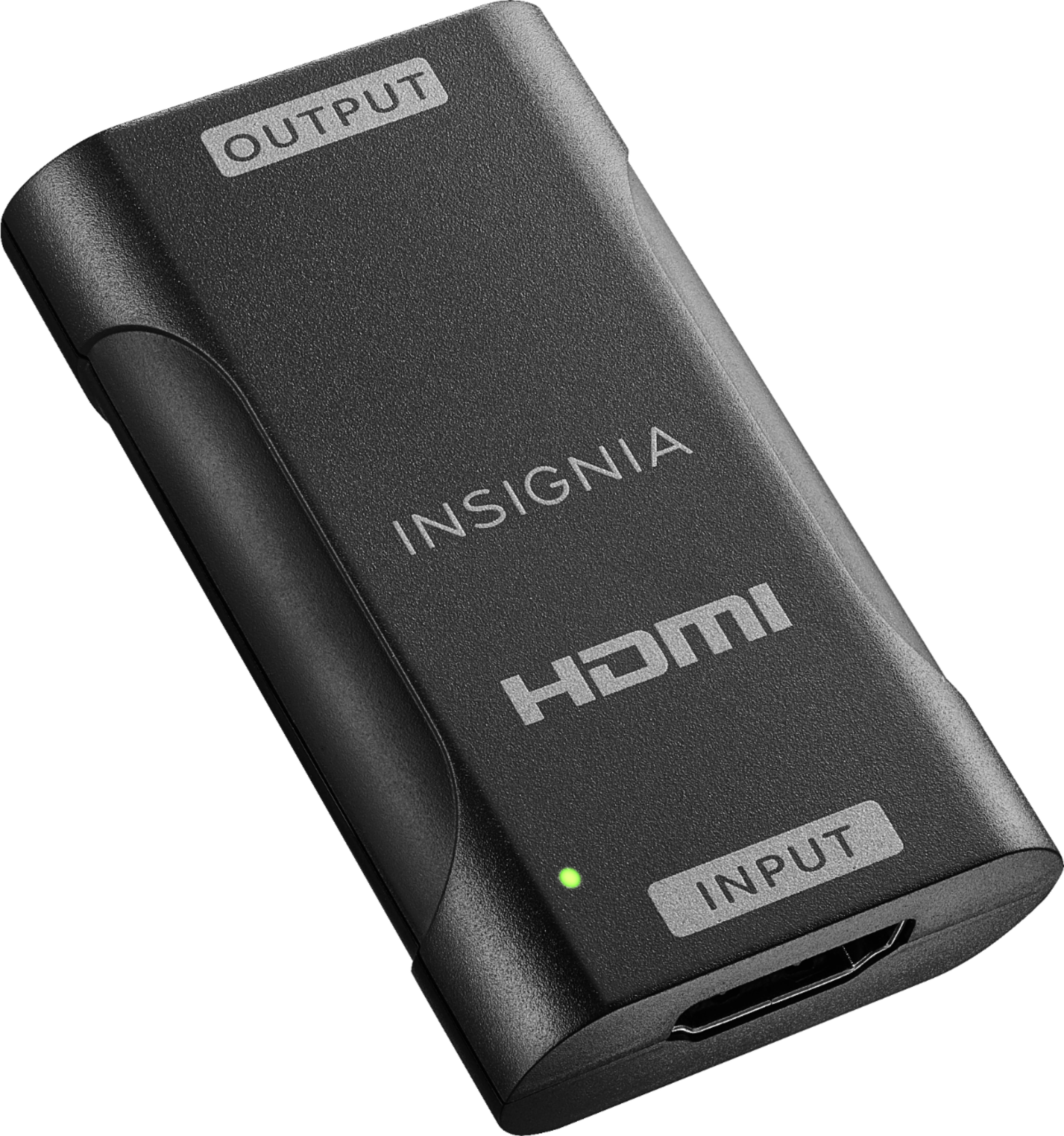Angle View: Insignia™ - HDMI Cable Repeater with 4K and HDR Support - Black