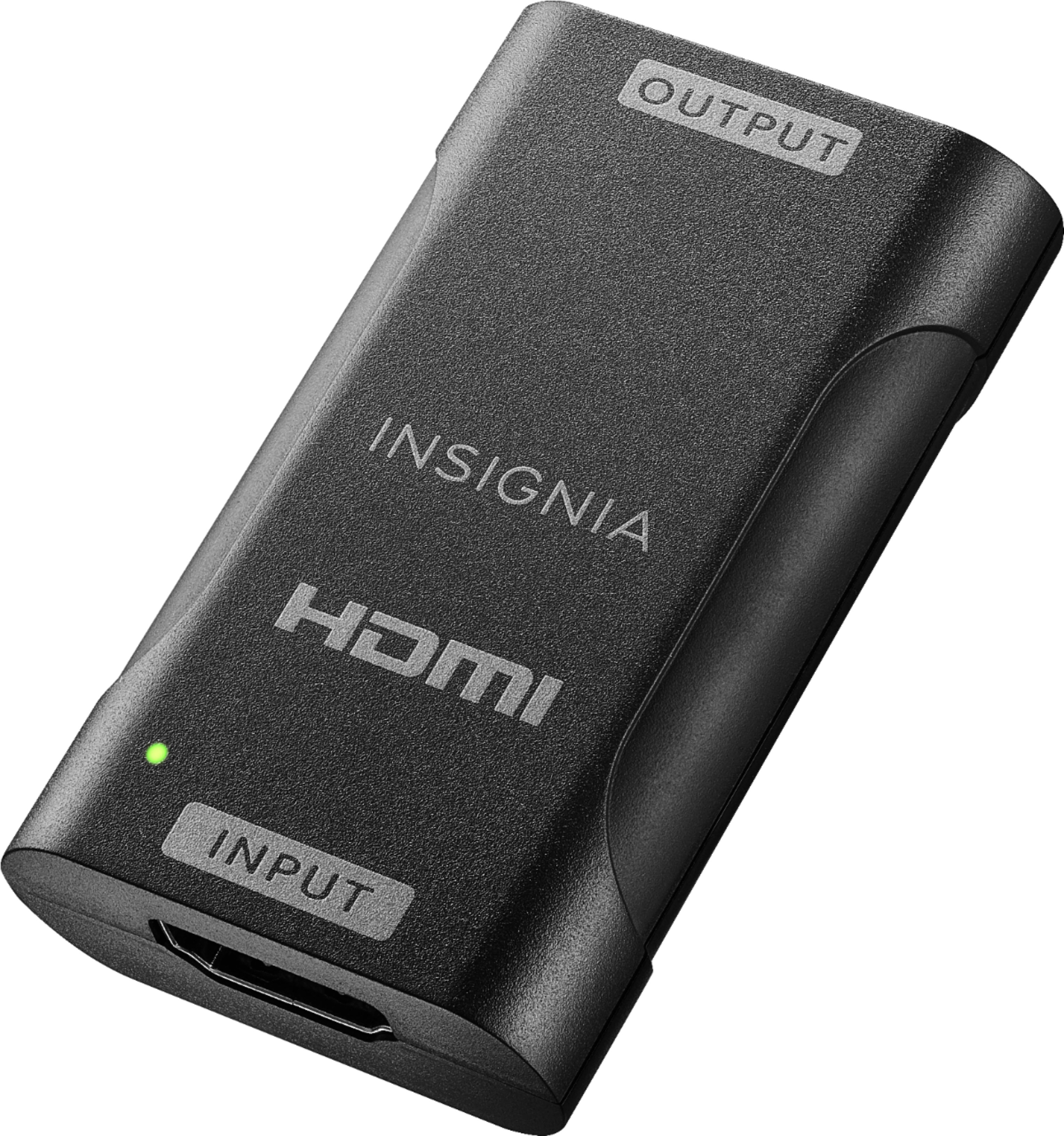 Insignia™ - HDMI Cable Repeater - Black