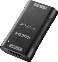 Insignia™ - HDMI Cable Repeater with 4K and HDR Support - Black - Front_Zoom