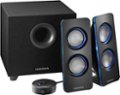 Angle Zoom. Insignia™ - 2.1 Bluetooth Lighted Speaker System (3-Piece) - Black.