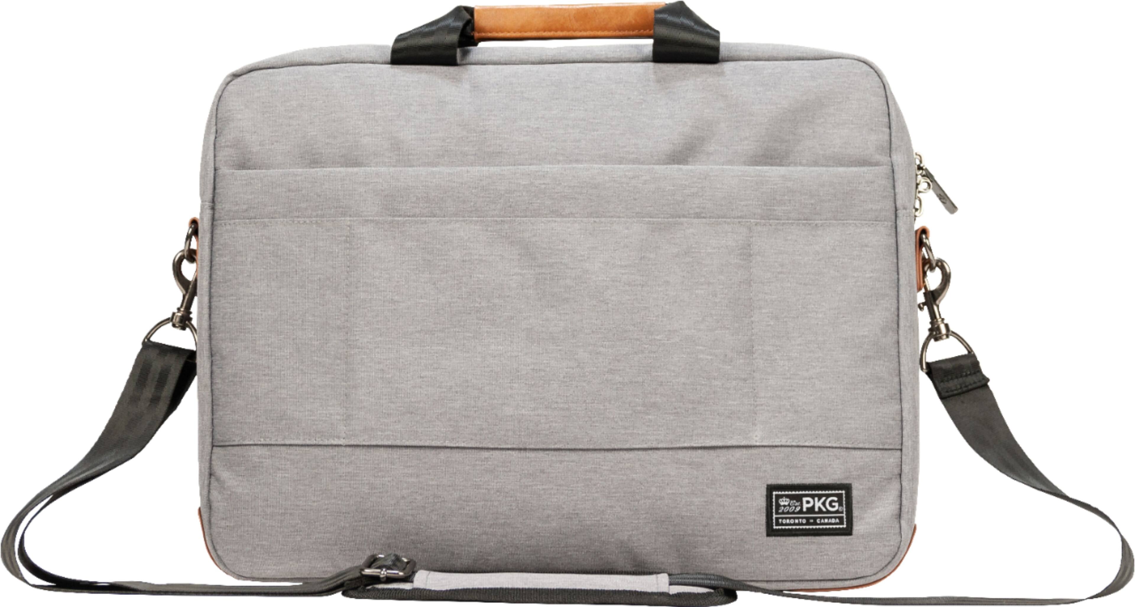 Back. PKG - Case for 16" Laptop - Light Gray.