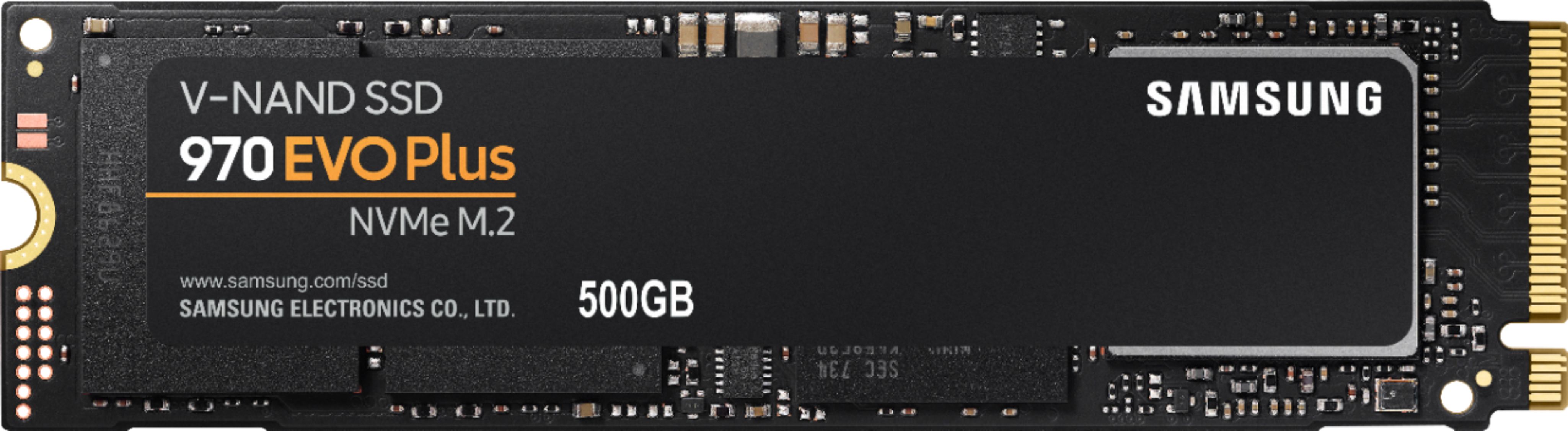 Kærlig Arv klik Samsung 970 EVO Plus 500GB Internal SSD PCIe Gen 3 x4 NVMe MZ-V7S500BAM -  Best Buy