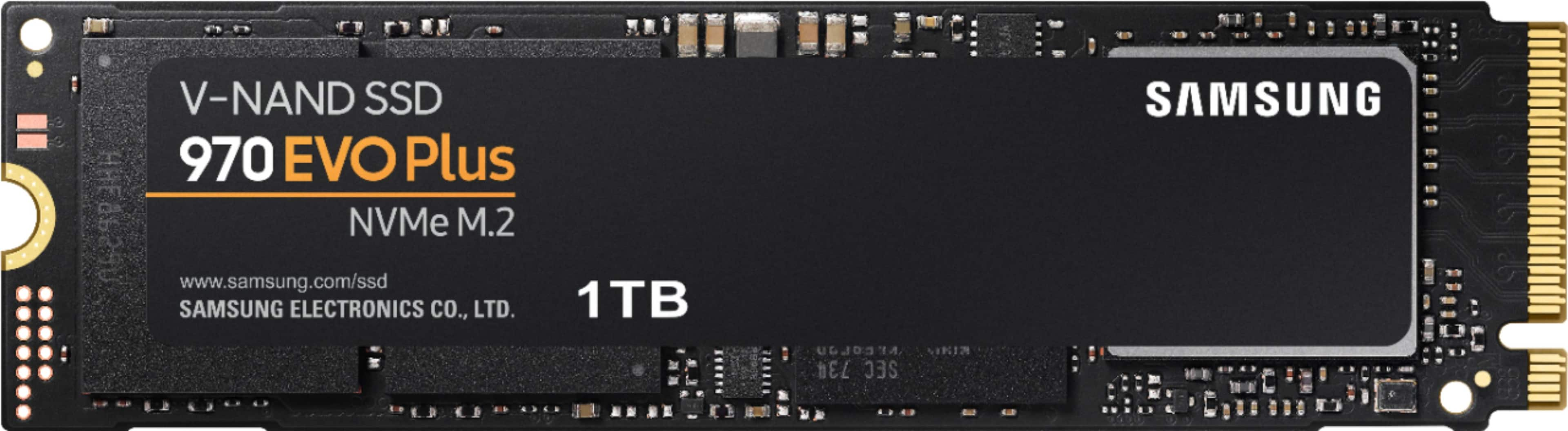 Gør det tungt Hearty Blitz Samsung 970 EVO Plus 1TB Internal SSD PCIe Gen 3 x4 NVMe MZ-V7S1T0BAM -  Best Buy