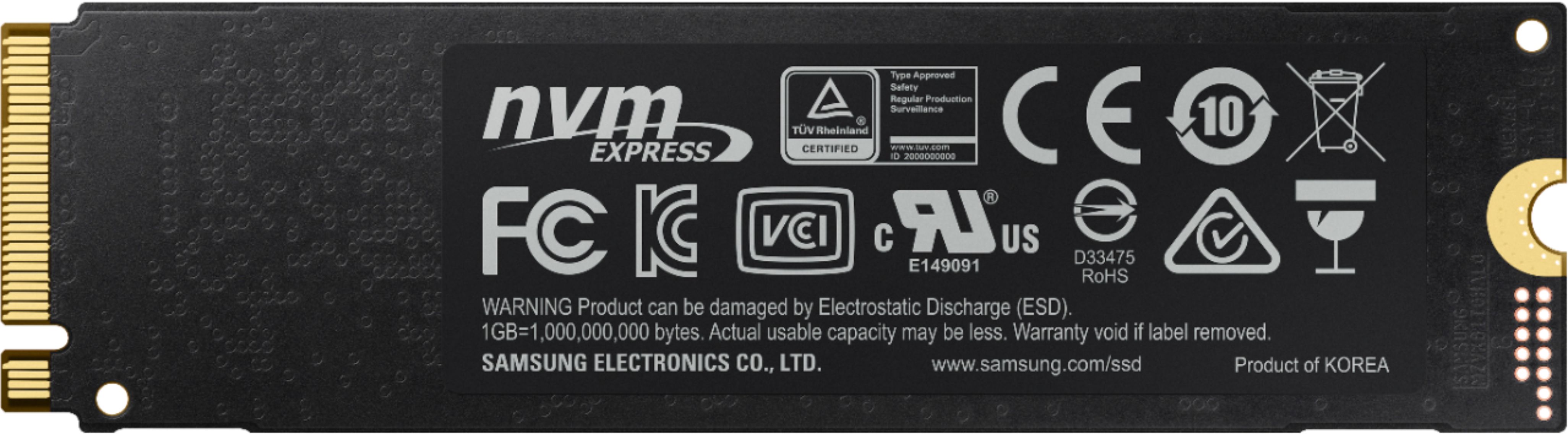 udgør Egenskab Vælg Samsung 970 EVO Plus 1TB Internal SSD PCIe Gen 3 x4 NVMe MZ-V7S1T0BAM -  Best Buy