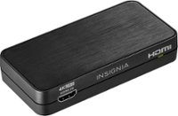 Insignia™ - HDMI Audio Extractor with 4K @ 60Hz / HDR Support - Black - Angle_Zoom