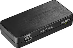 Insignia™ - HDMI Audio Extractor with 4K @ 60Hz / HDR Support - Black - Angle_Zoom