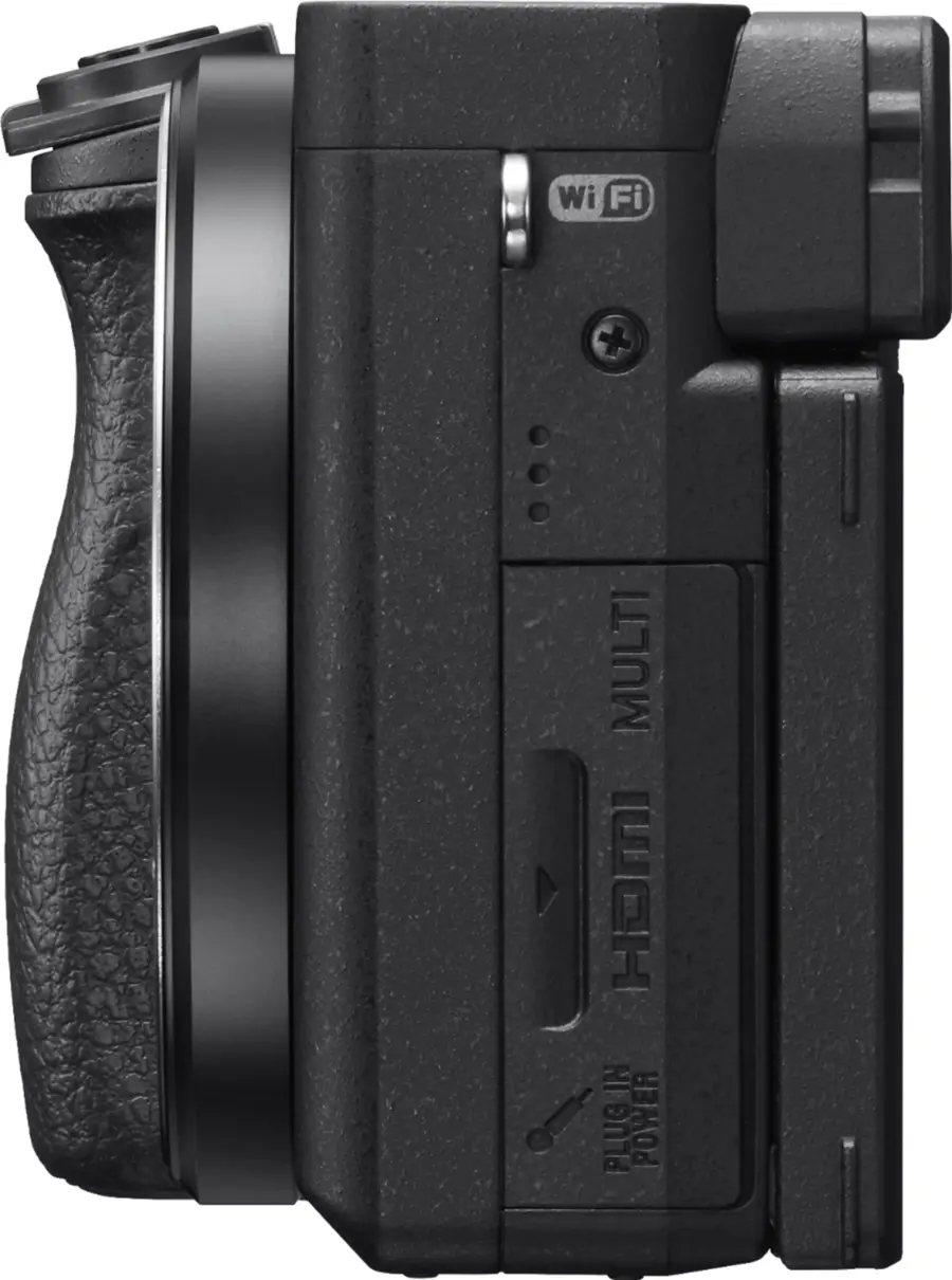 Alt View 15. Sony - Alpha a6400 Mirrorless Camera (Body Only) - Black.