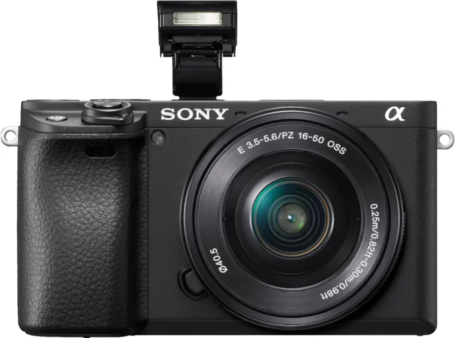 Alt View 12. Sony - Alpha a6400 Mirrorless Camera with E PZ 16-50mm f/3.5-5.6 OSS Lens - Black.