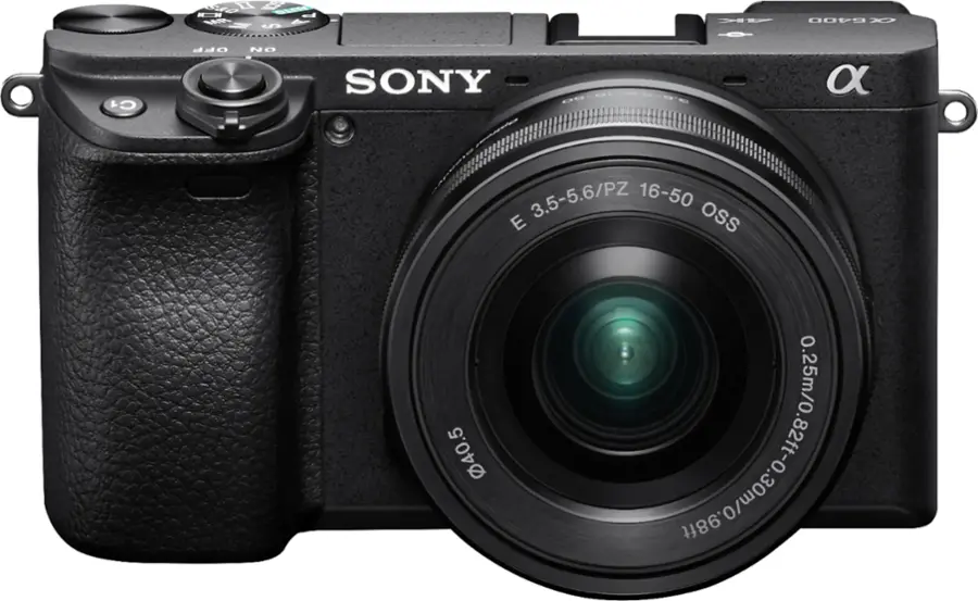 Alt View 13. Sony - Alpha a6400 Mirrorless Camera with E PZ 16-50mm f/3.5-5.6 OSS Lens - Black.