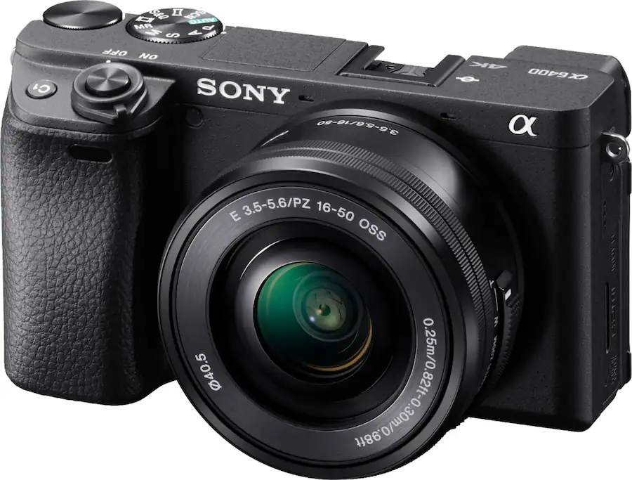 Lens In Camera Function Sony Alpha 6400 APS C Mirrorless Camera 4K Video Camera with E PZ 16 ...