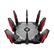 Front. TP-Link - Archer AC5400 Tri-Band Wi-Fi 5 Gaming Router - Black/Red.