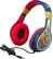 Left. eKids - Captain Marvel Wired Over-the-Ear Headphones - Blue/Red/Gold.