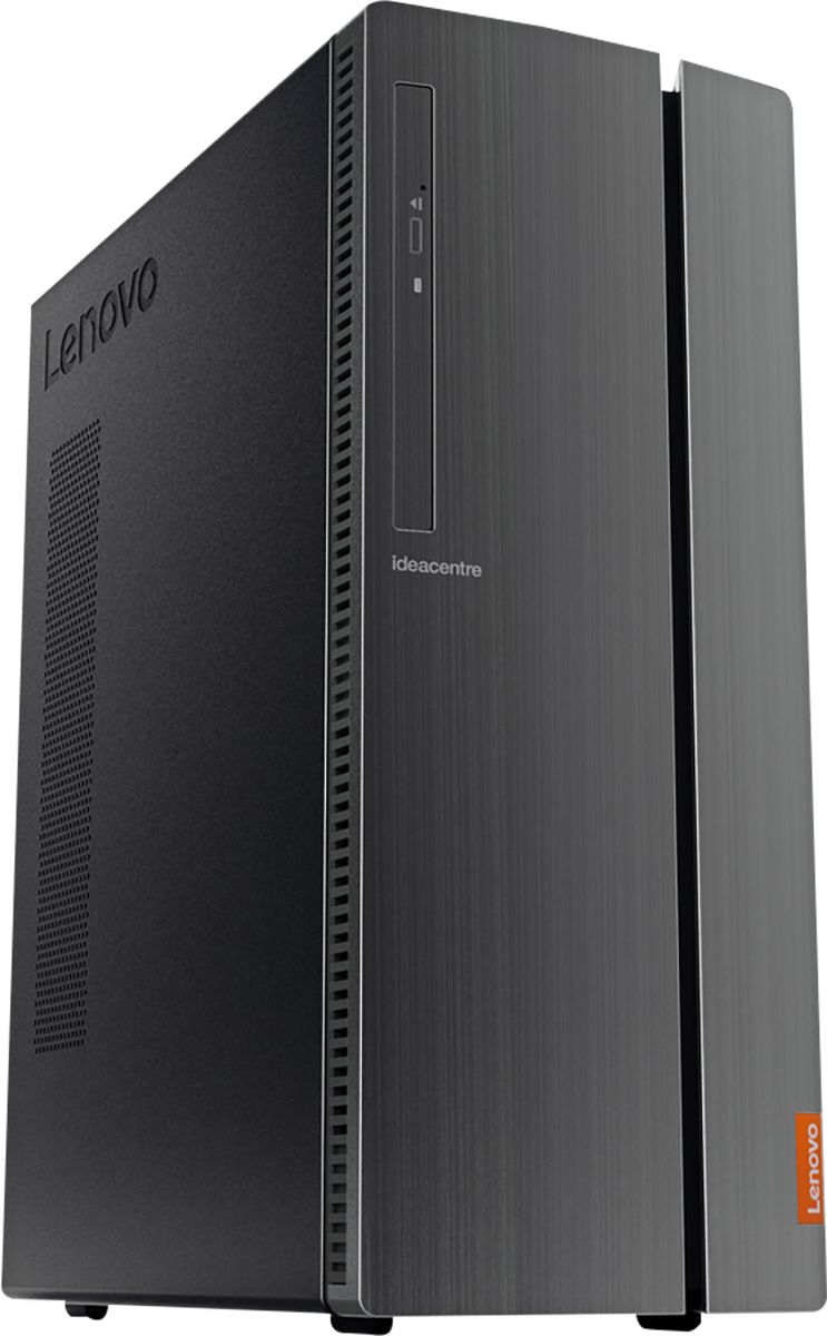 Angle View: Lenovo - 510A-15ICB Desktop - Intel Core i3 - 8GB Memory - 1TB Hard Drive - Black