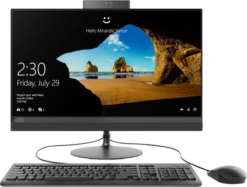 Rent to own Lenovo - IdeaCentre 520 23.8" Touch-Screen All-In-One - AMD Ryzen 3-Series - 8GB Memory - 256GB Solid State Drive - Black