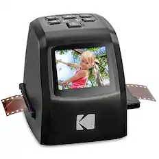 Angle. Kodak - Mini Digital Film & Slide Scanner – Converts Film Negatives & Slides to 22 Megapixel JPEG Images – 2.4 LCD Screen - Black.