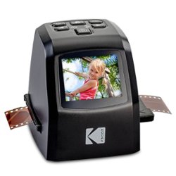 Kodak - Mini Digital Film & Slide Scanner – Converts Film Negatives & Slides to 22 Megapixel JPEG Images – 2.4 LCD Screen - Black - Angle_Zoom