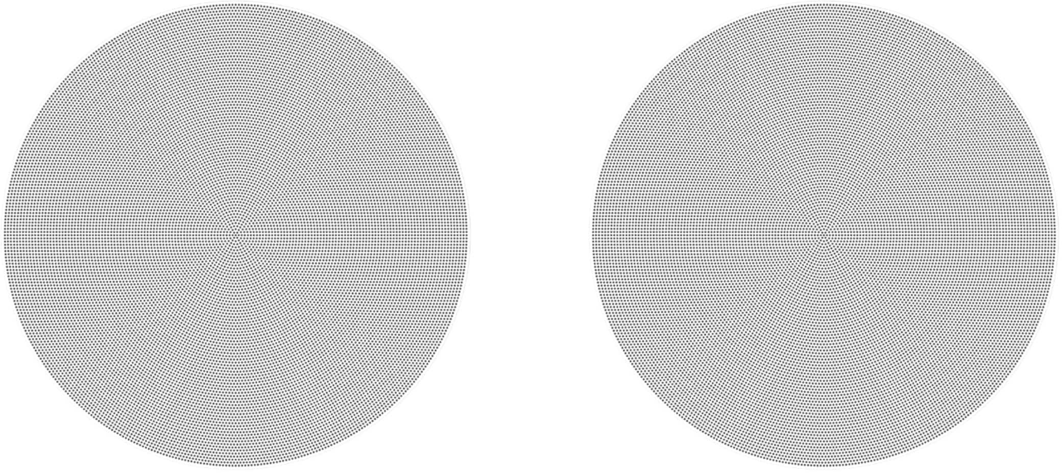 Front. Sonos - Architectural 6-1/2" Passive 2-Way In-Ceiling Speakers (Pair) - White.