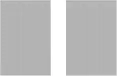 Front. Sonos - Architectural 6-1/2" Passive 2-Way In-Wall Speakers (Pair) - White.