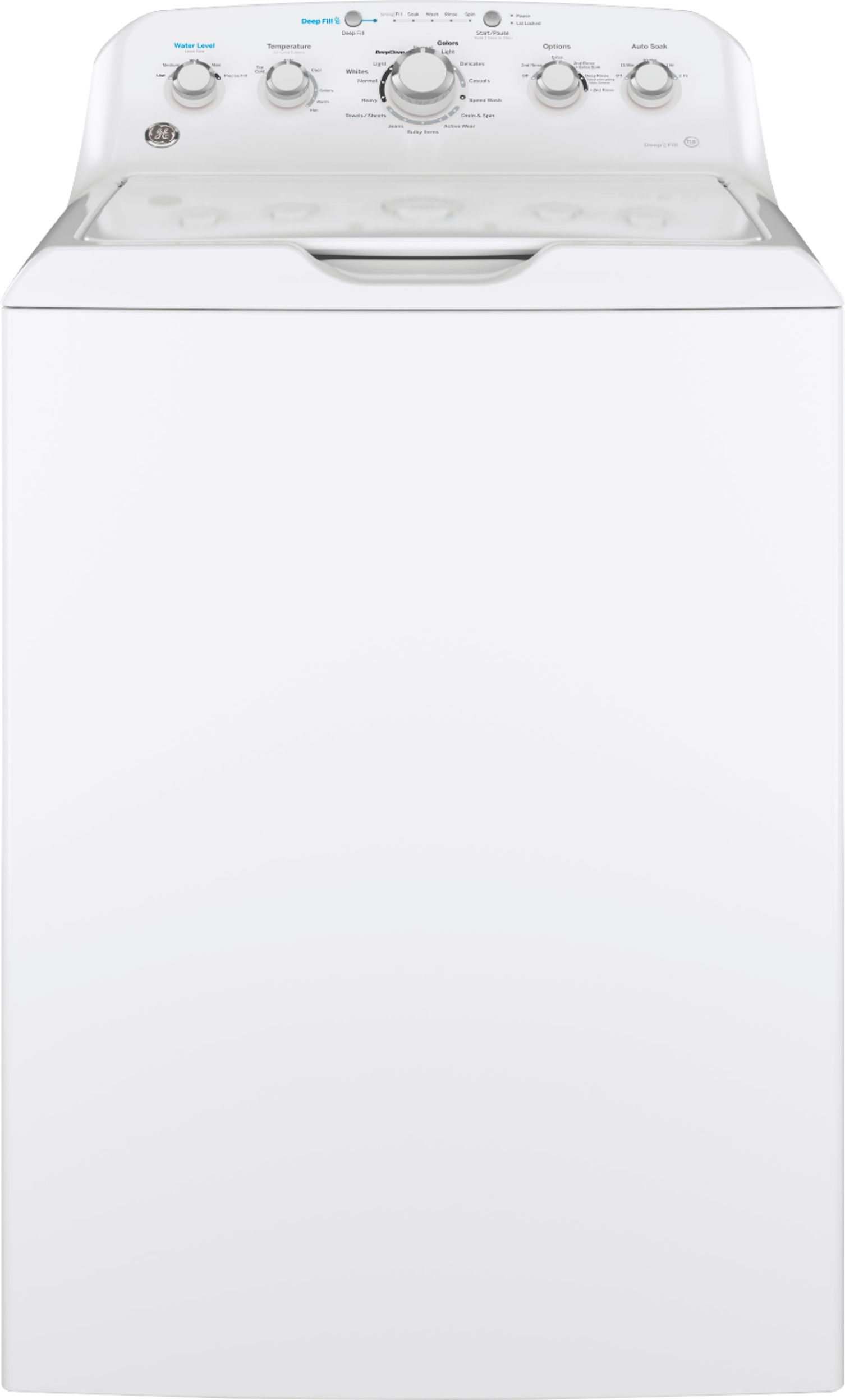GE 4.5 cu ft Top Load Washer with Precise Fill, Deep Fill, Deep Clean and  Deep Rinse White on White GTW465ASNWW - Best Buy