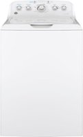 GE - 4.5 cu ft Top Load Washer with Precise Fill, Deep Fill, Deep Clean and Deep Rinse - White - Front_Zoom
