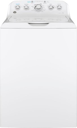 GE - 4.5 Cu. Ft. Top Load Washer with Precise Fill - White on white