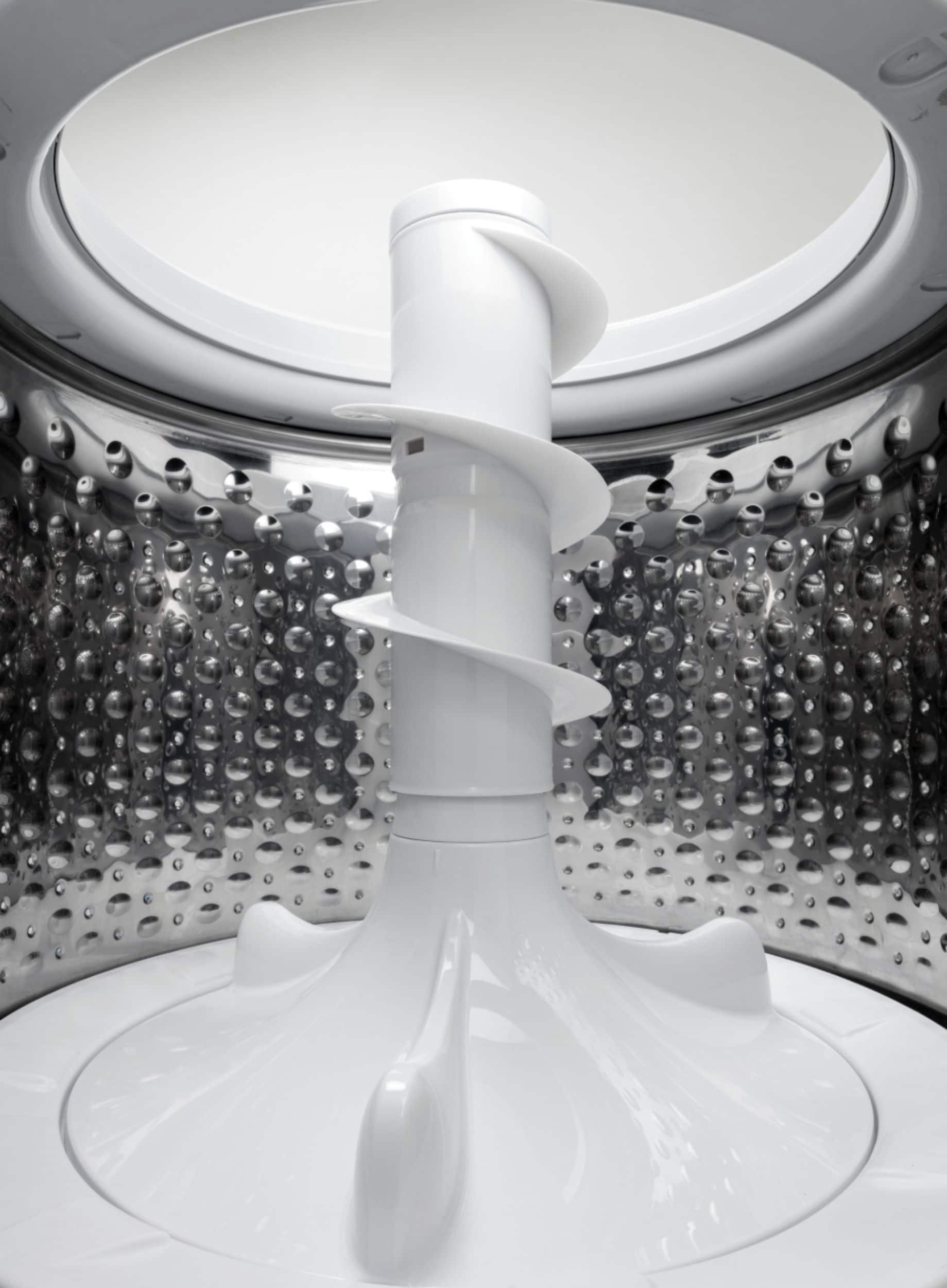 Alt View 13. GE - 4.5 cu ft Top Load Washer with Precise Fill, Deep Fill, Deep Clean and Deep Rinse - White.